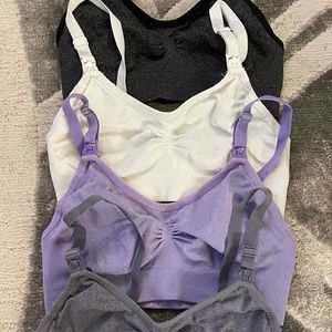 4 pack nursing bras